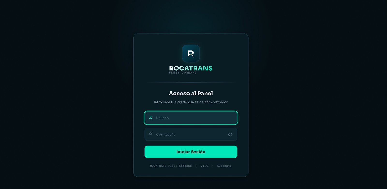 ROCATRANS Fleet Command - Panel de Gestión de Flotas VTC
